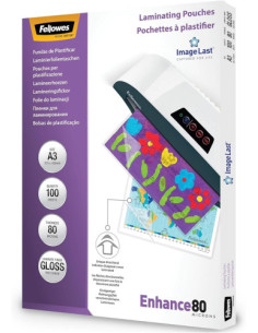 PACK 500 FUNDAS PLASTIFICAR 80 MICRAS BRILLO A3 (303X426...