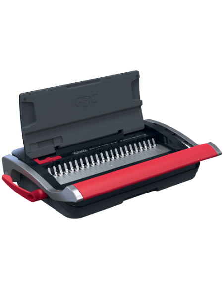 ENCUADERNADORA CANUTILLO CB15 COLOR NEGRO / PLATEADO GBC 4410061