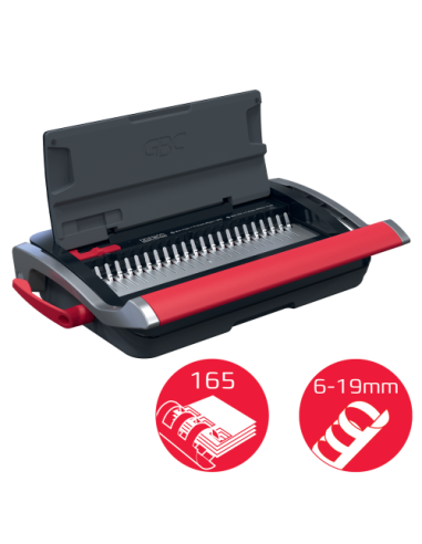 ENCUADERNADORA CANUTILLO CB15 COLOR NEGRO /...