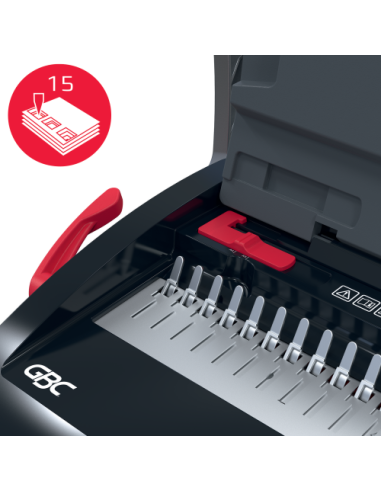 ENCUADERNADORA CANUTILLO CB15 COLOR NEGRO /...