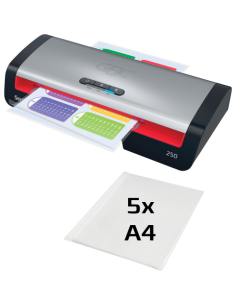 PLASTIFICADORA MODELO 250 DIN A4 COLOR PLATA GBC 4410070EU