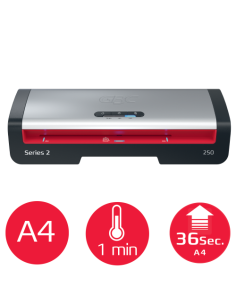 PLASTIFICADORA MODELO 250 DIN A4 COLOR PLATA GBC 4410070EU 2