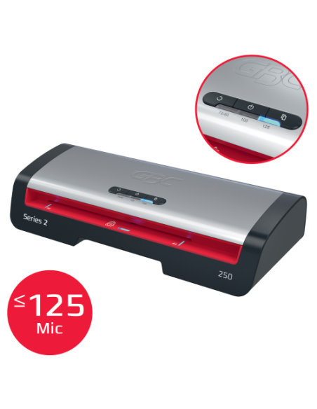 PLASTIFICADORA MODELO 250 DIN A4 COLOR PLATA GBC 4410070EU