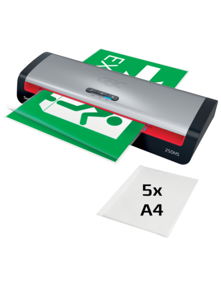 PLASTIFICADORA MODELO 250HS DIN A3 COLOR PLATA GBC 4410071EU