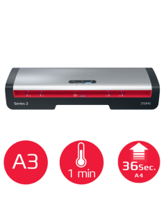 PLASTIFICADORA MODELO 250HS DIN A3 COLOR PLATA GBC 4410071EU 2