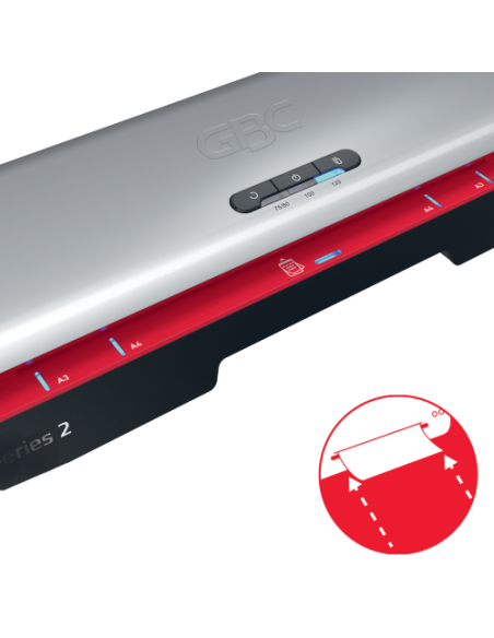 PLASTIFICADORA MODELO 250HS DIN A3 COLOR PLATA GBC 4410071EU