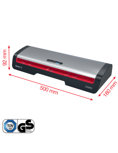 PLASTIFICADORA MODELO 250HS DIN A3 COLOR PLATA GBC 4410071EU