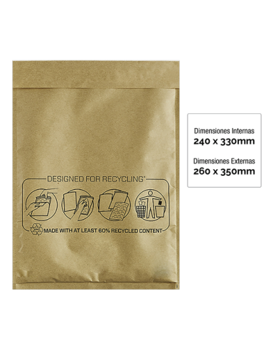 PACK 10 BOLSAS BURBUJA BB-17 240X340 BANKERS...