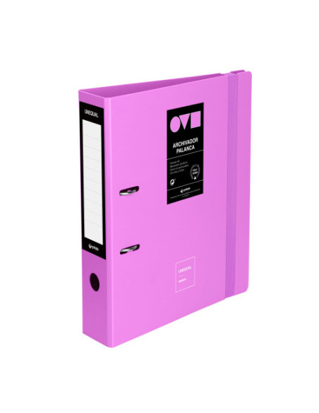 ARCHIVADOR A4 65MM EN POLYFOAM UNEQUAL MINIMAL LAVANDA GRAFOPLAS 17262869