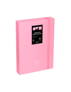 CAJA DE PROYECTOS 5CM EN POLYFOAM UNEQUAL MINIMAL ROSA...