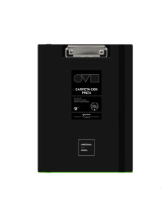 CARPETA A4 TAPA POLYFOAM CON PINZA SUPERIOR UNEQUAL...