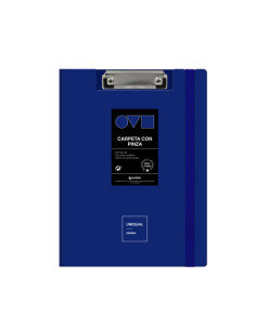 CARPETA A4 TAPA POLYFOAM CON PINZA SUPERIOR UNEQUAL...