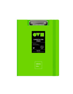 CARPETA A4 TAPA POLYFOAM CON PINZA SUPERIOR UNEQUAL...