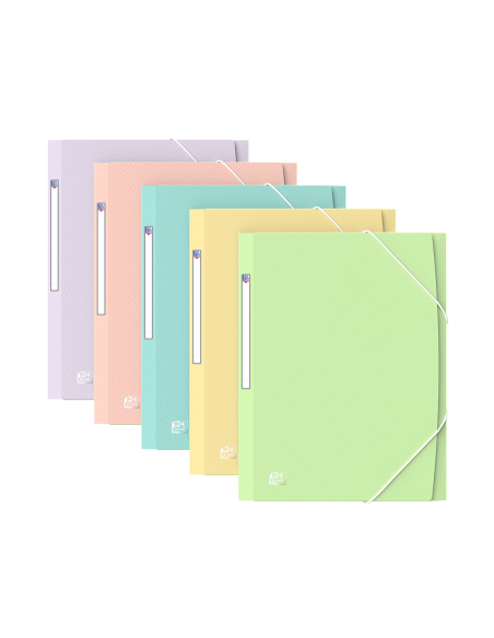 CARPETA DE GOMAS CON SOLAPAS OXFORD URBAN TP A4+ - SURTIDO PASTEL OXFORD 400187619