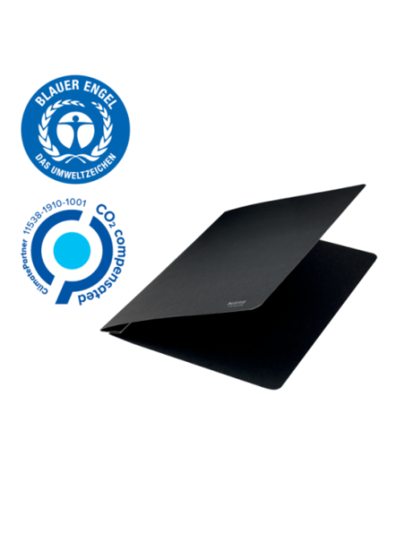 DOSIER FASTENER DE CARTON CON MECANISMO METALICO 100% RECYCLED A4 NEGRO LEITZ 39040095