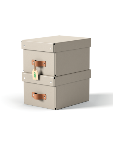 PACK 2 CAJAS DE ALMACENAMIENTO CARTÓN PEQUEÑA...