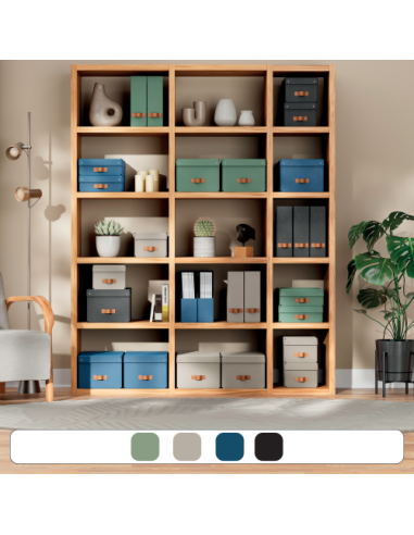 PACK 2 CAJAS DE ALMACENAMIENTO CARTÓN PEQUEÑA...