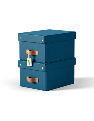 PACK 2 CAJAS DE ALMACENAMIENTO CARTÓN PEQUEÑA...