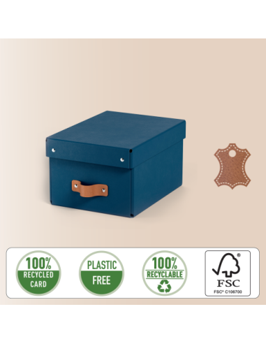 PACK 2 CAJAS DE ALMACENAMIENTO CARTÓN PEQUEÑA...