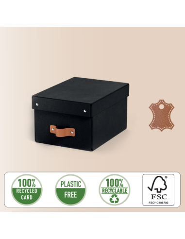 PACK 2 CAJAS DE ALMACENAMIENTO CARTÓN PEQUEÑA...