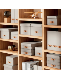 PACK 2 CAJAS DE ALMACENAMIENTO CARTÓN MEDIANA BAJA COLOR... 2