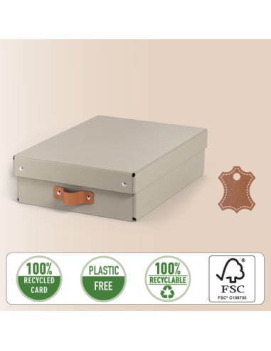 PACK 2 CAJAS DE ALMACENAMIENTO CARTÓN MEDIANA...