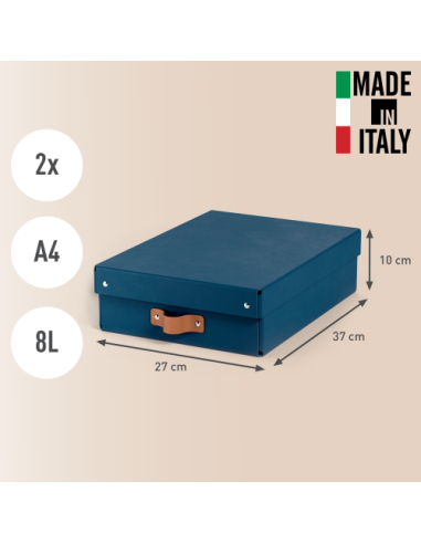 PACK 2 CAJAS DE ALMACENAMIENTO CARTÓN MEDIANA...