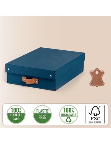 PACK 2 CAJAS DE ALMACENAMIENTO CARTÓN MEDIANA...