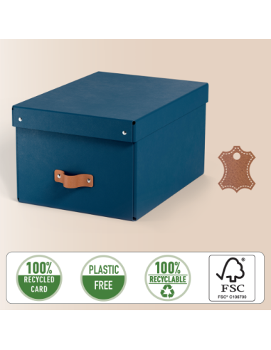 PACK 2 CAJAS DE ALMACENAMIENTO CARTÓN MEDIANA...