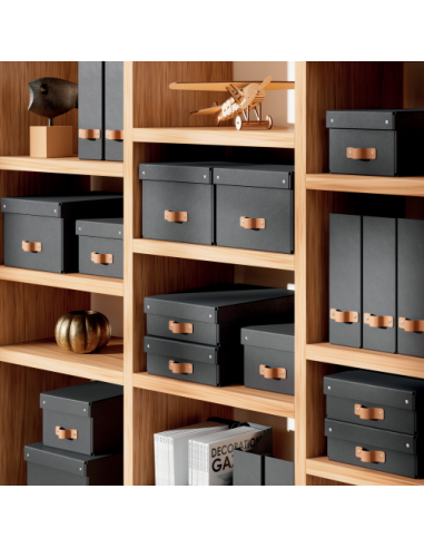 PACK 2 CAJAS DE ALMACENAMIENTO CARTÓN MEDIANA...