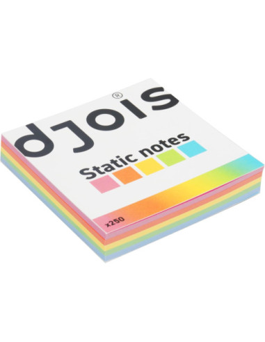 BLOC 250 NOTAS ELECTROSTÁTICAS (S) 75X75MM. 5...