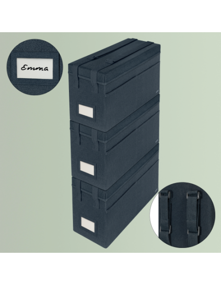 BOLSA DE TRABAJO PARA HOT DESKING DE TELA CON TAPA, COLOR GRIS LEITZ 67230089