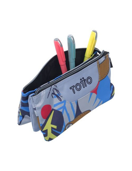 ESTUCHE 3 COMPARTIMENTOS TABLERO LAZEL TOTTO AC52ECO012-2416Z-6YB