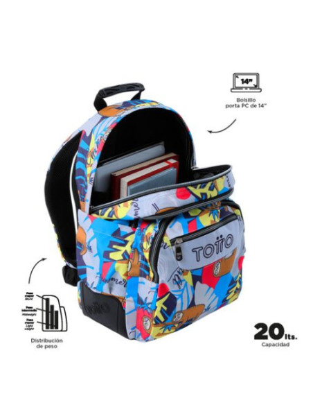 MOCHILA RAYOL LAZEL (33 X 44 X 13,5) - 19,6L TOTTO MA04ECO002-2416N-6YB