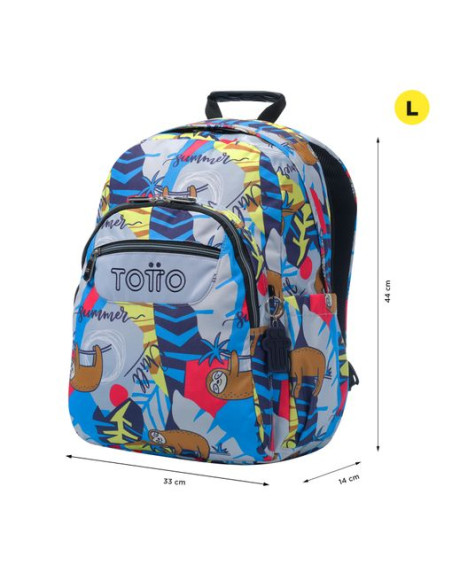 MOCHILA ACUARELES LAZEL (33 X 44 X 14) - 20L TOTTO MA04ECO021-2416N-6YB