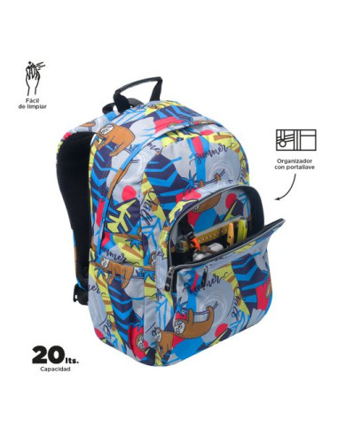 MOCHILA ACUARELES LAZEL (33 X 44 X 14) - 20L...