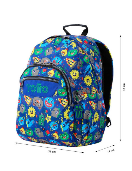MOCHILA ACUARELES TELLO (33 X 44 X 14) - 20L TOTTO MA04ECO021-2416N-8JZ