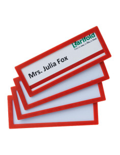 PACK DE 4 MARCOS IDENTIFICACIÓN ADHESIVO COLORES 120X45MM...