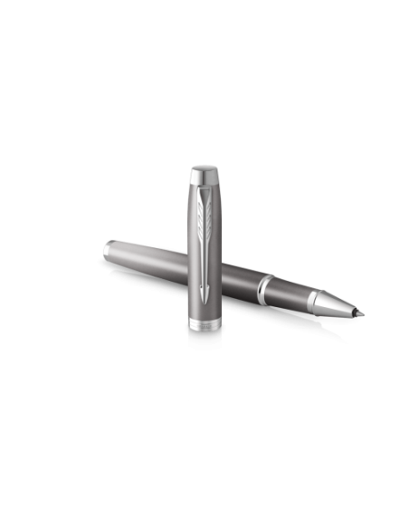 BOLIGRAFO ROLLER ACABADO GRIS PUNTA FINA + ESTUCHE REGALO PARKER 2203897
