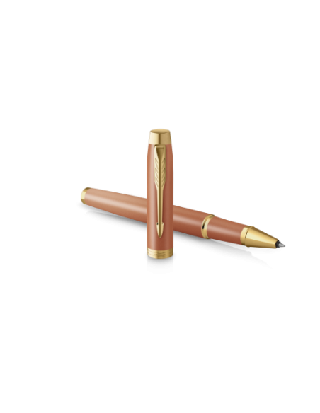 BOLIGRAFO ROLLER ACABADO NARANJA PUNTA FINA + ESTUCHE REGALO PARKER 2203901