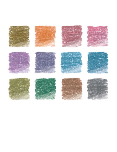 ESTUCHE METALICO CON 12 LAPICES DE COLORES...