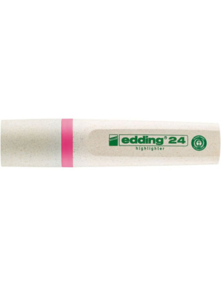MARCADOR FLUORESCENTE ECOLINE 24 COLOR ROSA EDDING 24-009