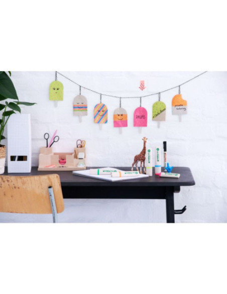 MARCADOR FLUORESCENTE ECOLINE 24 COLOR ROSA EDDING 24-009