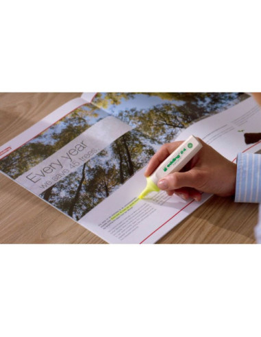 MARCADOR FLUORESCENTE ECOLINE 24 COLOR AZUL...