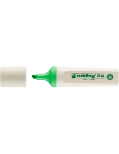 MARCADOR FLUORESCENTE ECOLINE 24 COLOR VERDE CLARO EDDING...