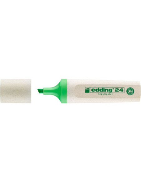 MARCADOR FLUORESCENTE ECOLINE 24 COLOR VERDE CLARO EDDING 24-011