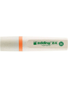 MARCADOR FLUORESCENTE ECOLINE 24 COLOR NARANJA EDDING 24-006 2