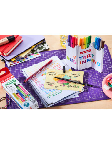 ESTUCHE CARTON ZIG-ZAG ROTULADORES PUNTA FIBRA...