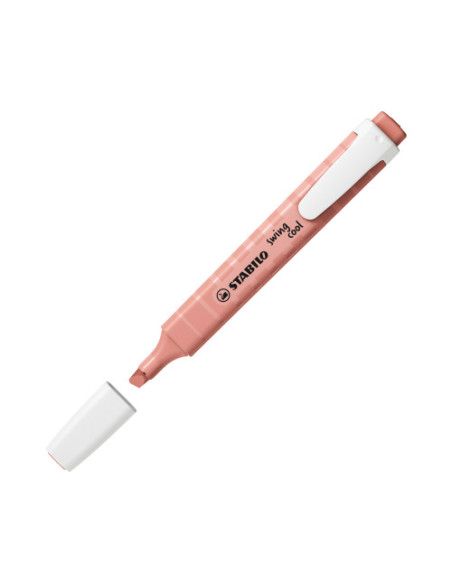 MARCADOR FLUORESCENTE SWING COOL NATURE TRAZO 1/4MM. SIENA STABILO 275/175