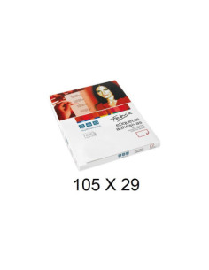 CAJA 100 HOJAS ETIQUETAS ADHESIVAS ILC BLANCA 105X29... 2